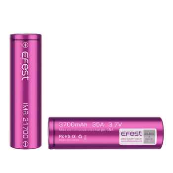 Efest Akku IMR21700 3700mAh 3,6-3,7 V 35A konstant