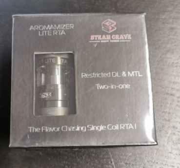 Steam Crave Aromizer Lite RTA Gun Metal