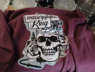 Russel Wasserpfeifen-King Shisha Hoodie Weinrot L