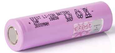 Efest INR18650 3000mAh 30EF 15A 3,6 - 3,7 V Akku