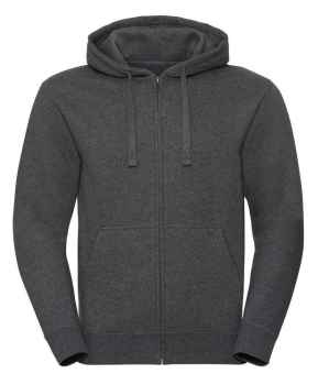 Russel 263M Zipped Hoodie Wasserpfeifen-King Carbon Melange grau L