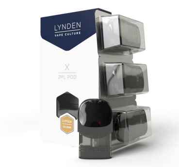 Lynden Vape X 2ml Pod 3er Pack 1,0 Ohm