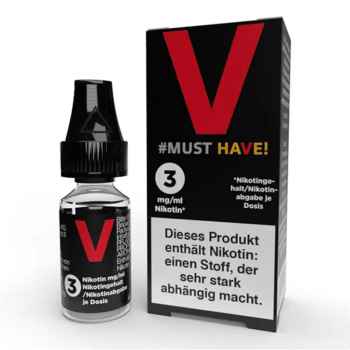 V 10 ml 3mg/ml Nikotin Liquid Must Have