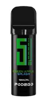 Green Apple Splash 16 mg/ml 2 ml Pods Pod 2 Go by 5 Elements