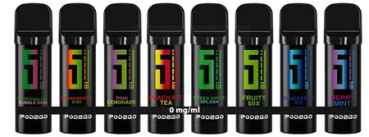 Watermelon Bubble Gum nikotinfrei 2 ml Pods Pod 2 Go by 5 Elements