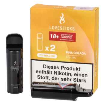 Luva Pina Colada 2-Stück Pods 2% Nikotin by Lovesticks