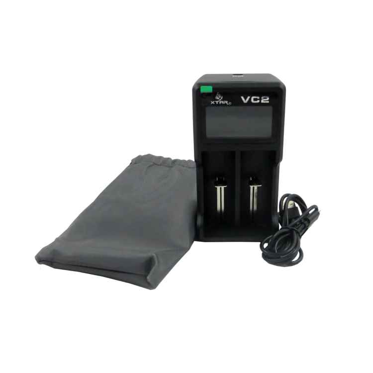 Xtar VC2 Batterienladegerät LCD Charger Akku Ladegerät