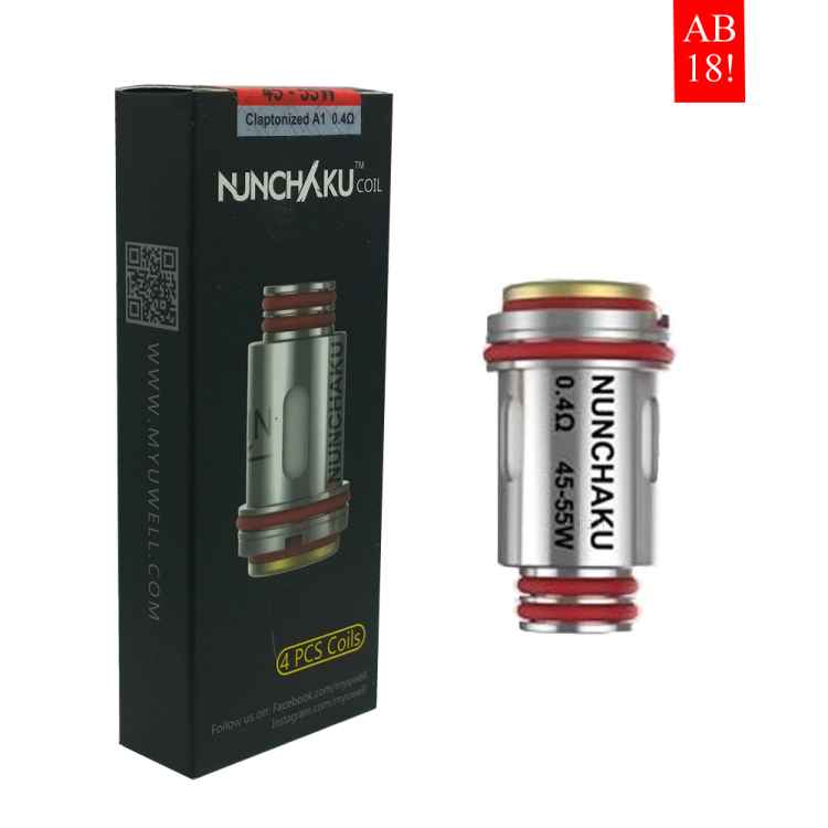 Uwell Nunchaku Coil 45-55 Watt 0,4 Ohm 4 er Pack