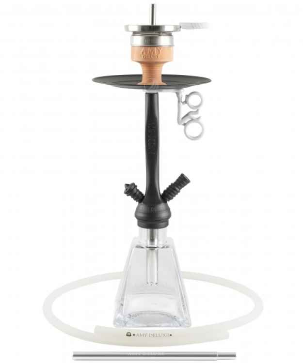 Amy I Need you Shisha 038R Psmbk-Tr rainbow transparent schwarz matt