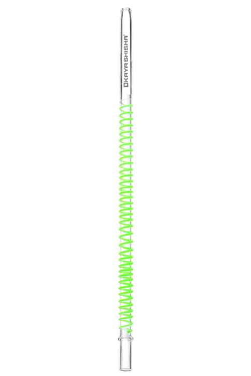 Kaya Glasmundstück slight line XL glow Coil grün