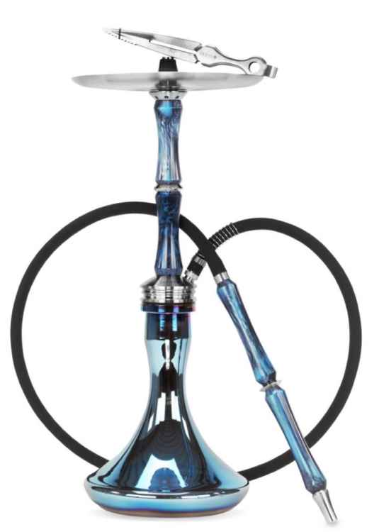 Ocean Hookah Kaif Stainless Steel/Blue