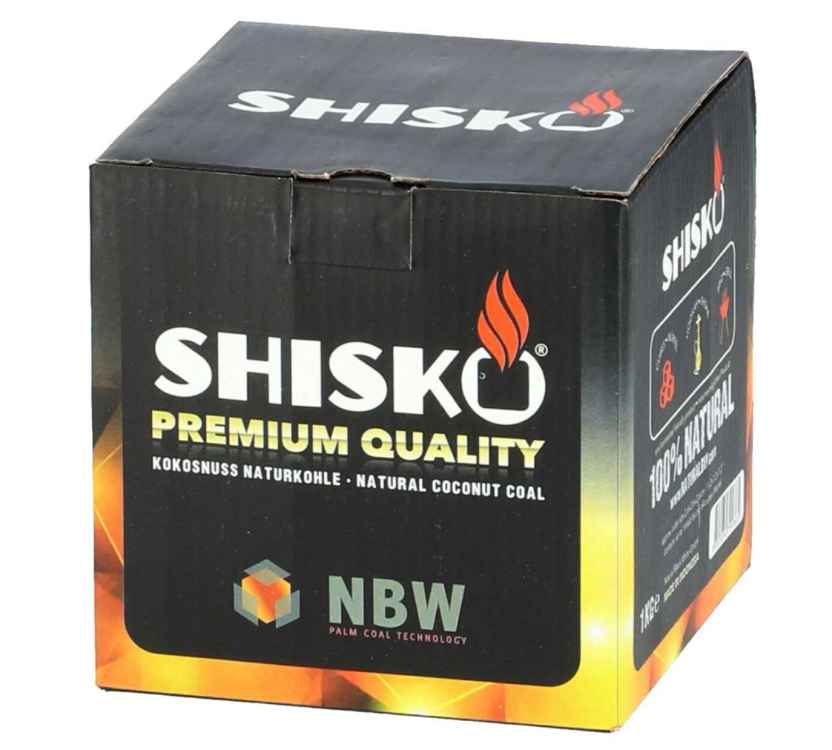 Shisko 1 kg Naturkohle Kokos 26x26x26 mm