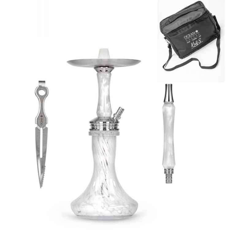 Ocean Hookah Kaif S Small Steel Moonstone Blizard