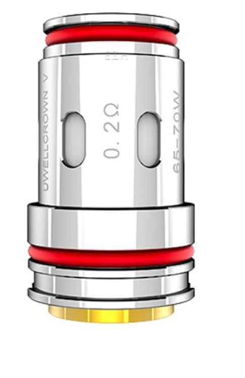 4 x Uwell Crown 5 UN2-3 Meshed-H Coil Verdampferkopf 0,23 Ohm