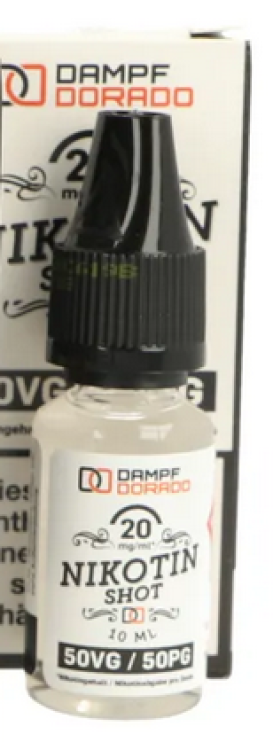 Dampfdorado 20mg/ml Nikotinshot 10 ml 50/50