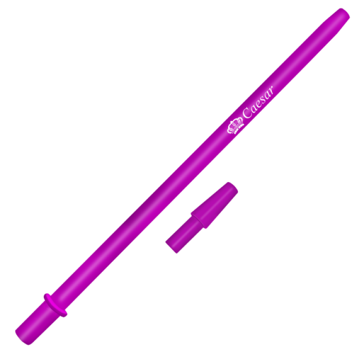 Caesar Alu Fineliner Slim Aluminium Mundstück und Endstück pink 32 cm