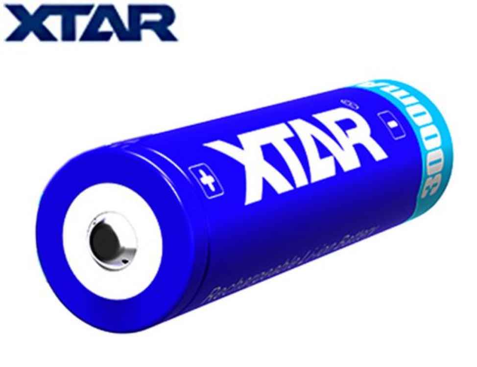 Xtar 18650 3000mAh 3,6 - 3,7 V Akku geschützt