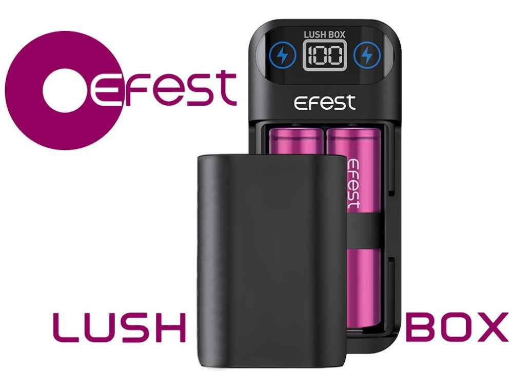 Efest Lush Box Charger Powerbank und Ladegerät