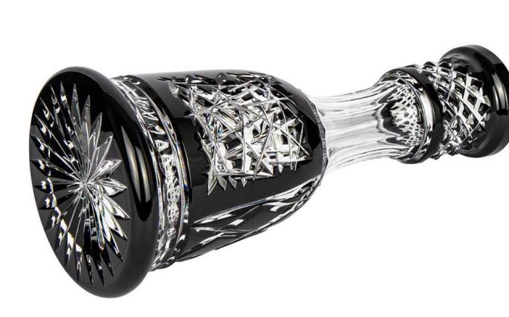 Caesar Crystal Bohemiae Tradi Cut Black Bowl