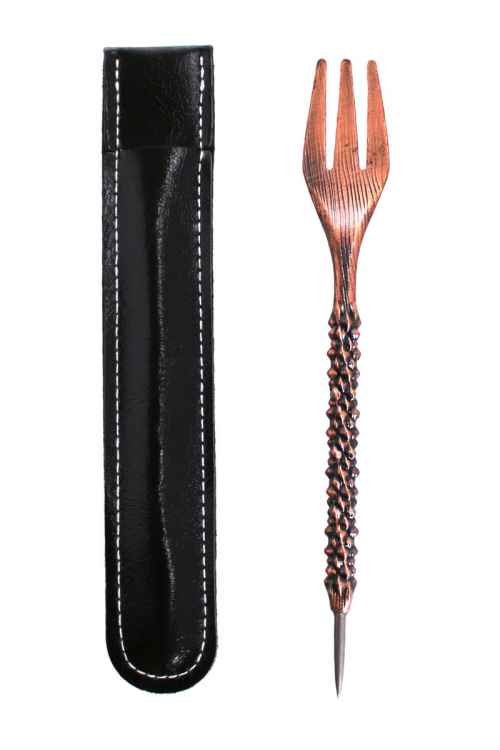 NaRM Hookah Gabel und Fork Stecher Locher bronze