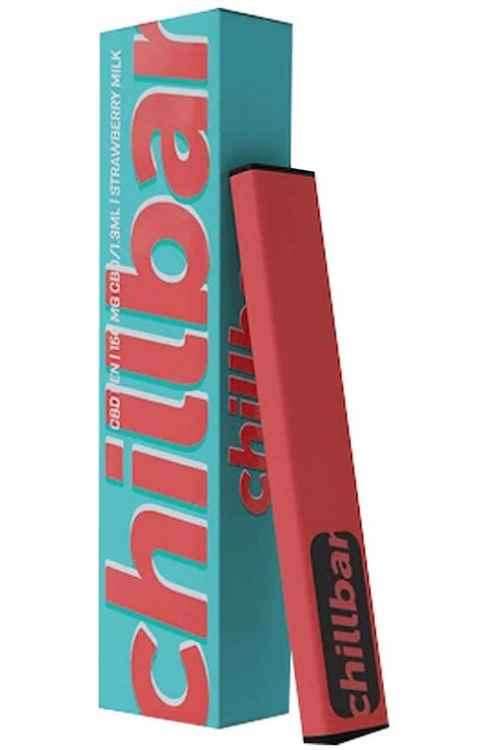 Chillbar CBD Pen 150mg CBD/1,3ml Strawberry Milk