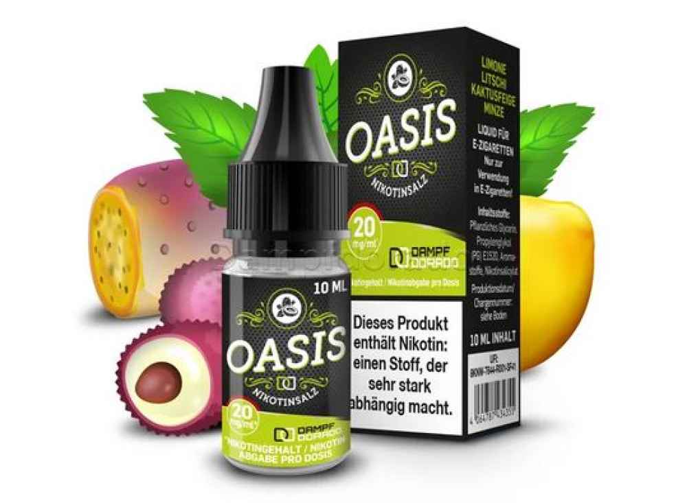 Oasis 10 ml 20 mg/ml Liquid Nikotinsalz by Dampfd