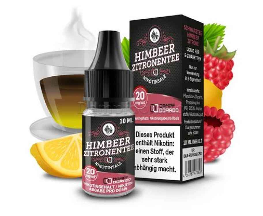 Himbeer Zitronentee 10 ml 20 mg/ml Liquid Nikotinsalz by Dampfd