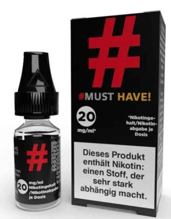 # 10 ml 20mg/ml Nikotin Liquid Must Have