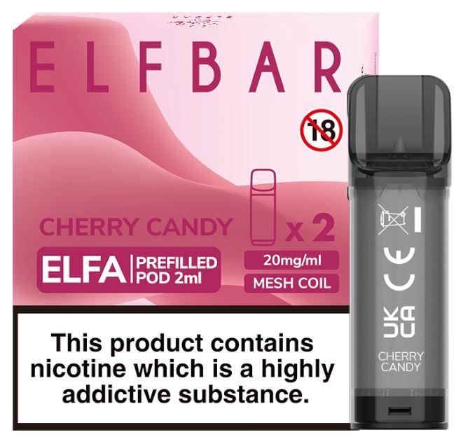 ELFA Cherry Candy Prefilled Pods 2er Set by Elf Bar