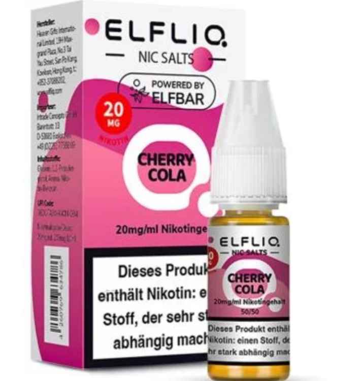 Cherry Cola 10 ml 20 mg/ml Elfliq by Elfbar
