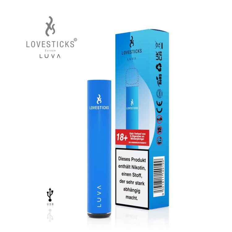 Luva Bassisgerät 400 mAh blue by Lovestick