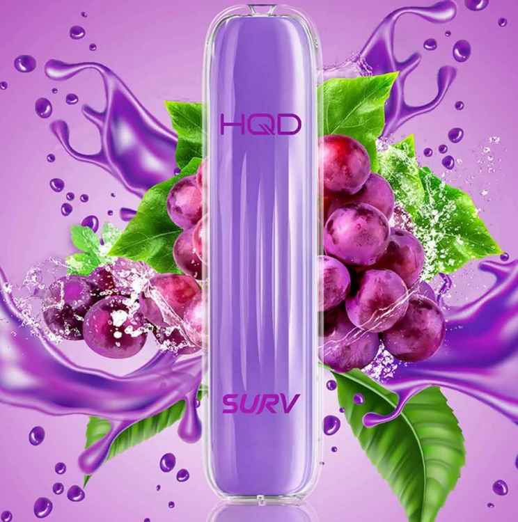 Grapey Surv 600 Einweg E-Zigarette 18 mg/ml by HQD