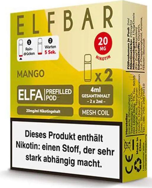 ELFA Mango Prefilled Pods 2er Set by Elf Bar