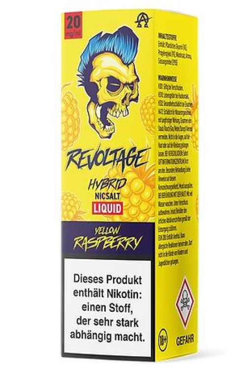 Yellow Raspberry 10 ml 0 mg/ml Liquid nikotinfrei by Revoltage