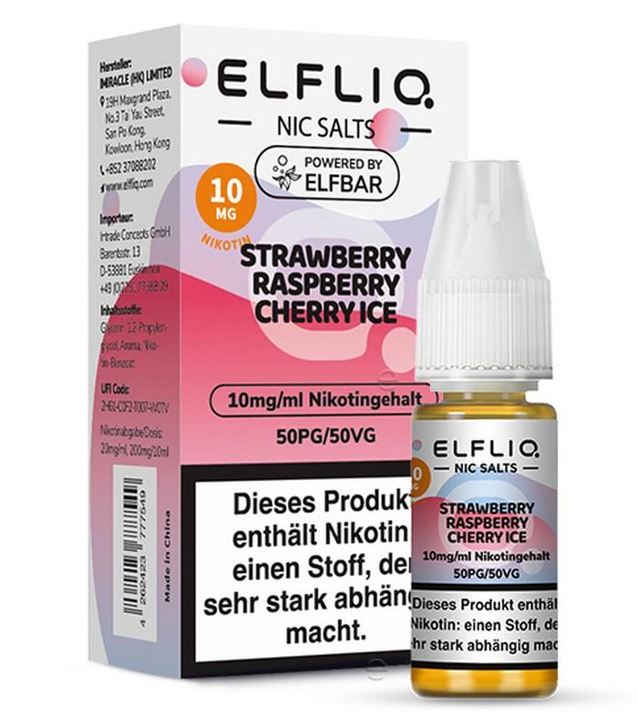 Strawberry Raspberry Cherry 10 ml 10 mg/ml Elfliq by Elfbar