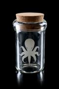 Octopus Glasbehälter für Tabakaufbewahrung 135 ml Tabakdose