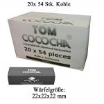 TOM Cococha Diamond ShiSha Naturkohle 22x22x22mm -  Kokosnusskohle 20x54 Stücke